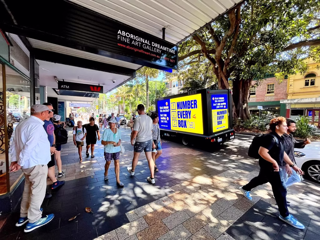Digital Mobile Billboard Truck