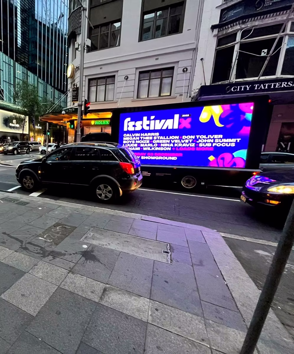 Digital Mobile Billboard Truck