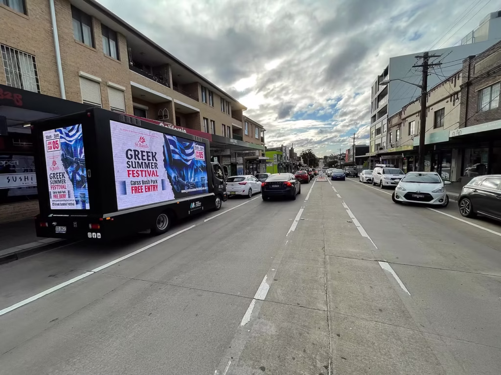Mobile Digital Billboard Truck