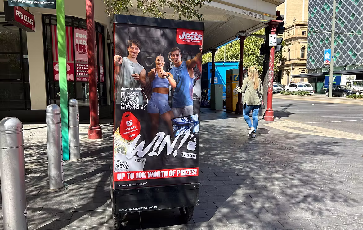 Mobile billboard advertising